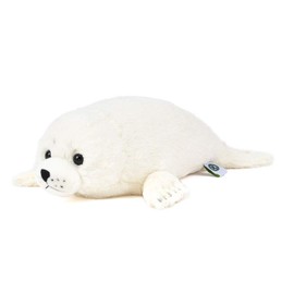 Carolata Gomafu Seal Large Plush Animal (Nesoberi Series) 8.3 x 4.5 x 15.0 inches (21 x 11.5 x 38 cm)