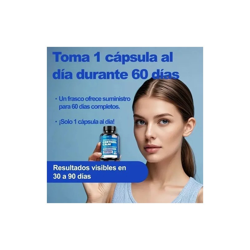 Control Cortisol Magnesio + L-teanina 60 Cápsulas