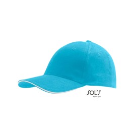 Sols - Buffalo - 6 Panel Baseball Cap Turquoise / White Size:UNIQUE