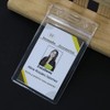Sormasha Porta Gafete o Credencial, PVC Alta Transparencia Calibre S10