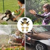 2 Way Garden Hose Splitter, 3/4" Tap Splitters with Individual