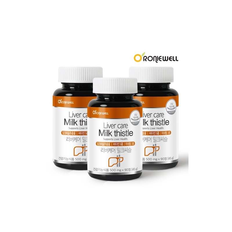 Roniwell Liver Care Milk Thistle (500mg x 90 Tablets) /