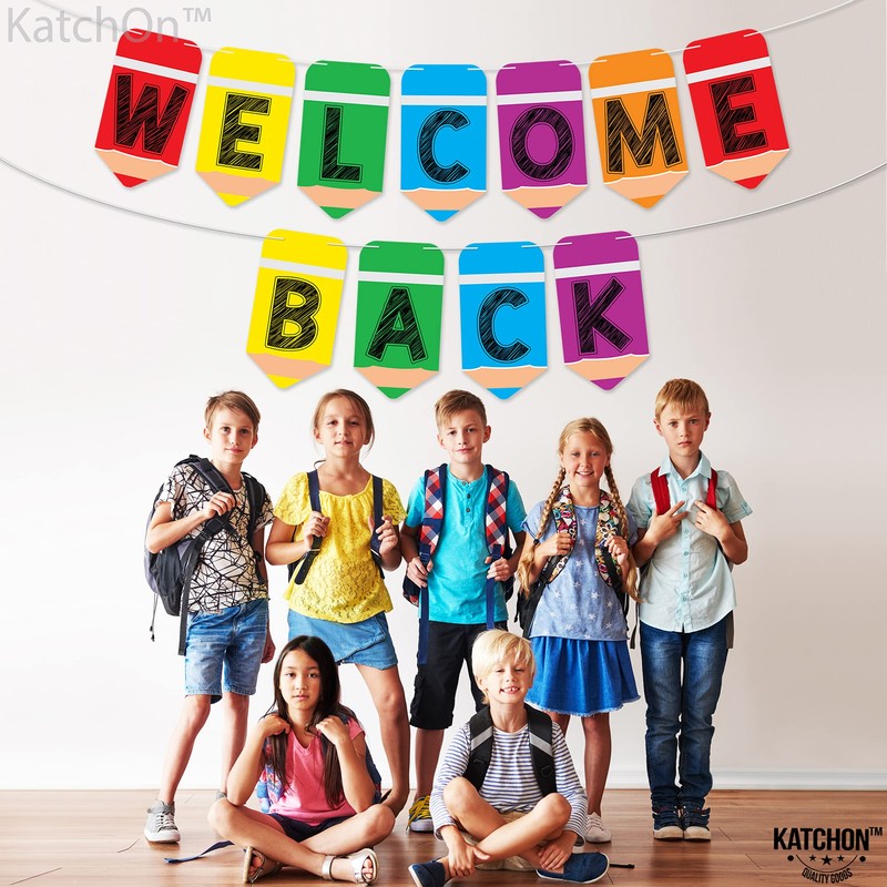 KatchOn, Welcome Back Banner for Classroom Decorations - Large, 10