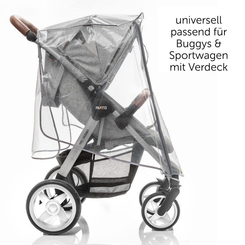 Zamboo Universal Rain Cover Buggy with Full Front Opening -