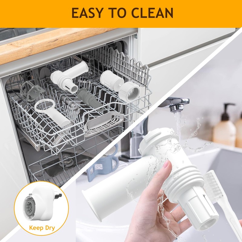 Pasta Maker Attachment for Kitchenaid Stand Mixer with 6 Different