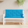 SKM Garden Bench Cushion Set of 2 Light Blue,Blue (Weight