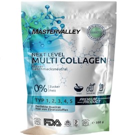 Collagen Powder [500 g] Grazing | Collagen Hydrolysate | Peptides Type 1 2 3 4 5 | Multi Collagen Complex | Tasteless + Optimal Solubility | Collagen Powder Collagen Powder | Laboratory Tested