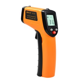 Elitech Infrared Thermometer Gun for Cooking, Home Repairs, Handheld Non Contact Digital Laser Temperature Gun with Backlight, Adjustable Emissivity, -58℉ to 896℉(-50~380°C), DIT-220