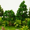88pcs Model Trees Mixed Miniature Plants Model Train Scenery Architecture