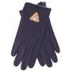 EEM Children's Knitted Gloves with Touchscreen Function and Emoji Embroidery,