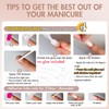 KQueenest Glitter Press on Nails French, Ombre Pink Nails for