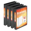 Cardinal Economy 3 Ring Binder, 1 Inch, Presentation View, Black,
