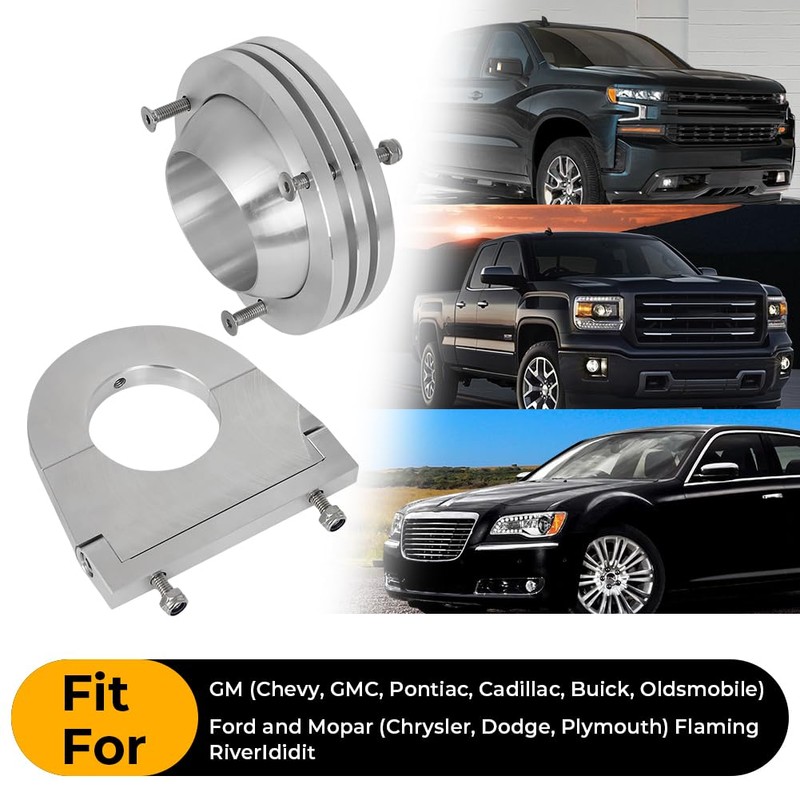MOTOQUEEN Steering Column Mount for GM Ford Mopar Flaming River
