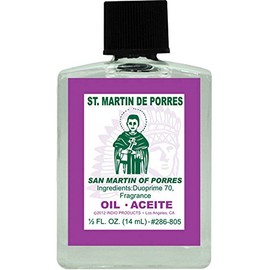 (1Pack) Indio Products Spiritual Anointing Oil- ST Martin PORRES 1/2oz