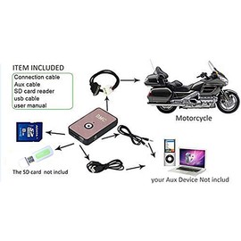 Digital Music Changer Player Media CD Changer MP3 for Honda Goldwing 1800 GL1800 2001-2015