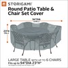 Classic Accessories Storigami Water-Resistant 94 Inch Easy Fold Round Table