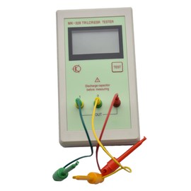 TEHAUX LCD Display Tester Precision Resistance Inductance Meter for Electronics DIY