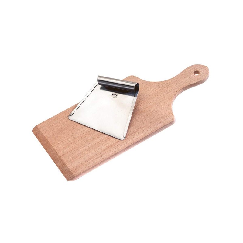 Gefu Spaetzle Scraper, Cutlery, for Dough, Accessories, Stainless Steel, 10995