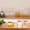 36 Pack Yogurt Jar Lids Set Reusable Bamboo Wooden Round