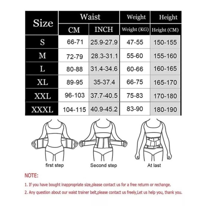 GIEADUN Faja De Entrenamiento De Cintura Para Mujer Protección