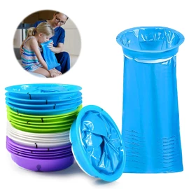 Pack of 20 Burp Bags with Ring 1000 ml, Disposable Emesis Bag, Disposable Spit Bags, High Capacity, Sealable, Opaque, Tear-Resistant, Car for Children and Adults