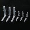 300Pcs Assorted Wall Plugs Set Gray Plastic Column Expansion Pipe