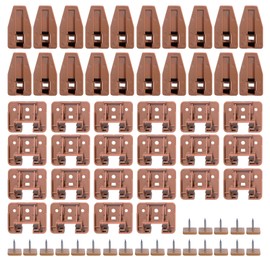 22 Set Plastic Drawer Slides and Guides Drawer Replacement Part with 22 Pcs Tack-in Drawer Glides Undermount Drawer Slides Stopper for Center Mount Drawer Guides for Dresser Home Supplies