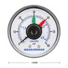MEASUREMAN Boxed Pressure Gauge with Dial Replacement for Select Filters,