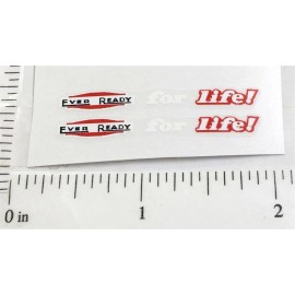 Matchbox Pair Matchbox ERF 686 Eveready For Life Truck Stickers MB-20B