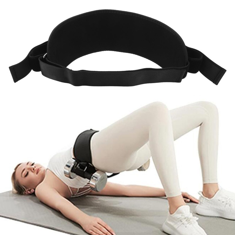 Hip Thrust Cushion Belt Hip Bridge Waist Belt Exercise Hip
