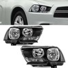 corkiauto Headlights Assembly Compatible with 2011 2012 2013 2014 Dodge