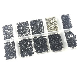 SagaSave Pack of 500 Laptop Notebook Computer Screws Assortment Kit Flat Head Electronic Repair Screws Set for Universal Laptop