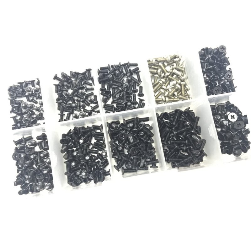 SagaSave Pack of 500 Laptop Notebook Computer Screws Assortment Kit
