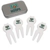 Azeeda 'Basketball Hoops Design' Golf Divot Tool/Repair Fork Gift Set