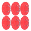 6pcs Inflatable Boat Kayak DRing Pad Patch Marine Fixed Buckle