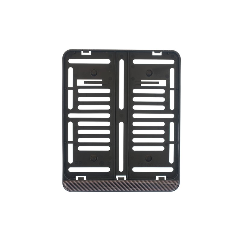 1 x License Plate Holder with 3D Carbon Look Stripes
