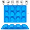 CLUEWR 3 PCS Peanut Butter Cup Molds, 12 Cavity Non-stick