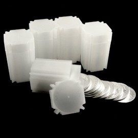 100 Coin Safe Square Coin Tubes for 20 1oz ROUNDS