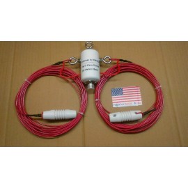 Antennas by KM4HLF HALF-WAVE DIPOLE FOR 40 METERS BAND