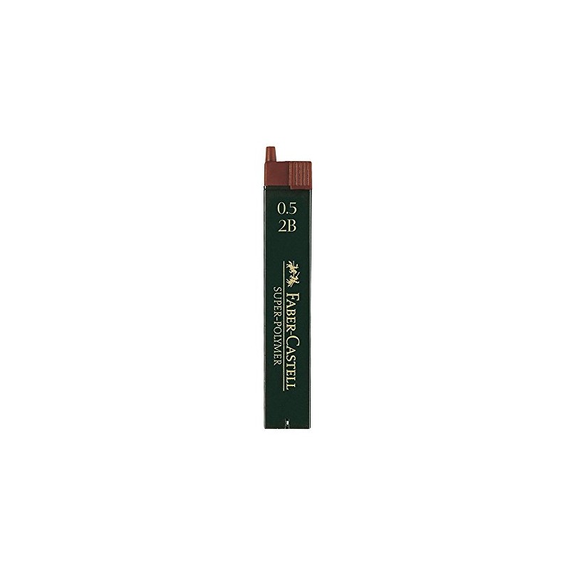 Faber-Castell 0.5 mm 2B Super-Polymer Fineline Leads (3 Packs of