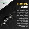 Power Planter Bulb & Bedding Black Auger Bit (3"x7") with