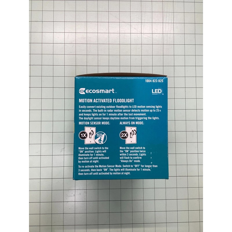 Eco-Smart EcoSmart - 120W Equivalent-LED Motion Activated FloodLight Bulb; 2