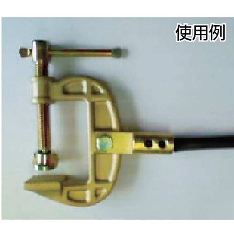 TRUSCO TEC-300G Ground Clamp Gold