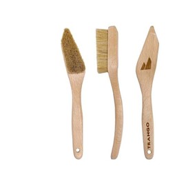 TRANGO Icon Boar's Hair Chalk Brush (Wood, 12,700 Bristles/sq cm) | Rock Climbing Accessories