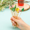 LQTSLFM Pack of 100 Cocktail Skewers Summer Skewers Finger Food
