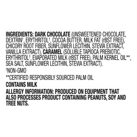 UD_Lilys Case of 12-3.5 oz Caramels Dark Chocolate Stevia Desserts