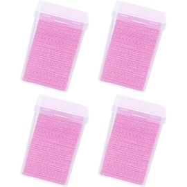 Toallitas y Antiobstrucción para Extensiones de Pestañas 4 Cajas en Tela No Tejida Portátiles para Salón de Belleza y Viaje de Negocios