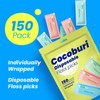 COCOBURI Individually Wrapped Dental Floss Picks-Disposable Floss Picks for Adules-Floss