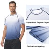 Huayuzh Men's UV Shirt Rash Guard T-Shirt Swimming Shirt Quick-Drying