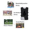 Saaifuu 12 Pack Reversible Numbered Pinnies, Double Sided Scrimmage Vest,Team